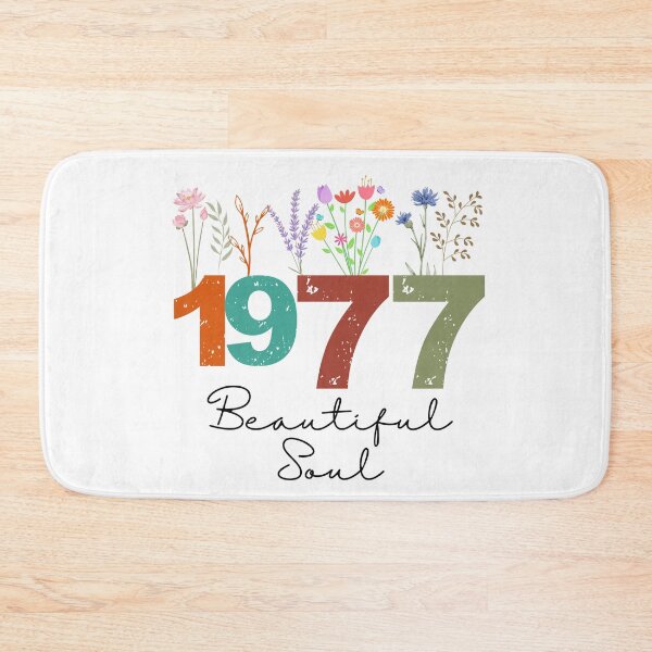 Item preview, 1977 Floral Beautiful Soul Birthday Design designed and sold by FlareCraftStudio.