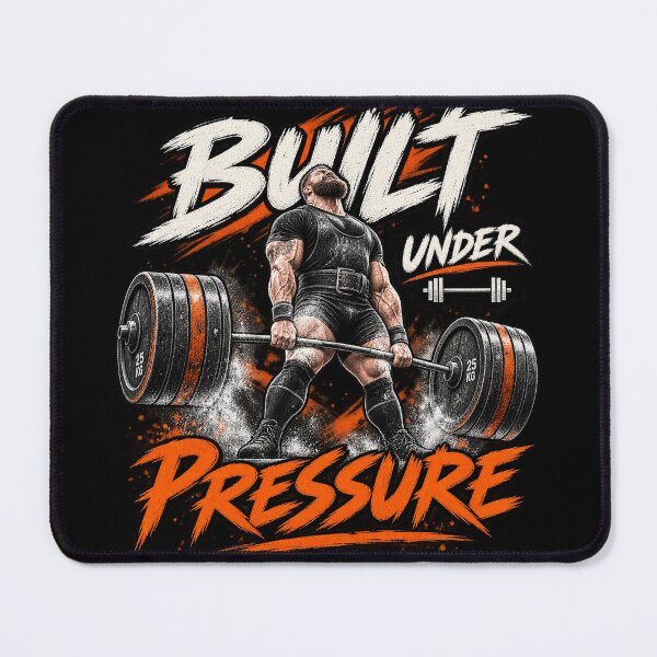 Item preview, Built Under Pressure – Hardcore Powerlifting t-shirts designed and sold by LST-Desings.