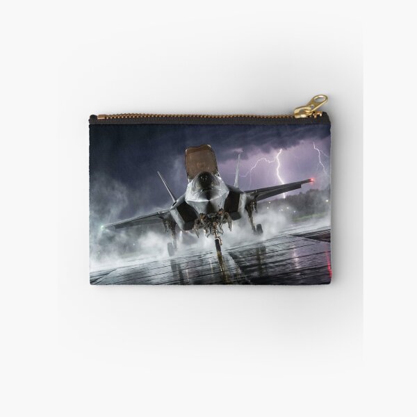 Item preview, F-35 Front-On Vertical Landing in Lightning Storm designed and sold by Airpower Art.