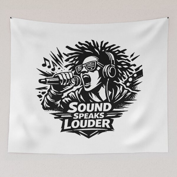 Item preview, Sound Speaks Louder – Vocal Music Rebel Design designed and sold by Cabrasco.