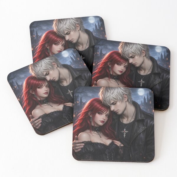 Item preview, Bewitched the Vampire Couple designed and sold by Bai Lesloy.
