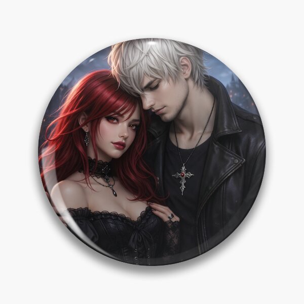 Item preview, Bewitched the Vampire Couple designed and sold by Bai Lesloy.