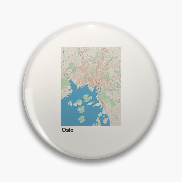 Item preview, Oslo Minimalistic Map Art designed and sold by MapsNerd.