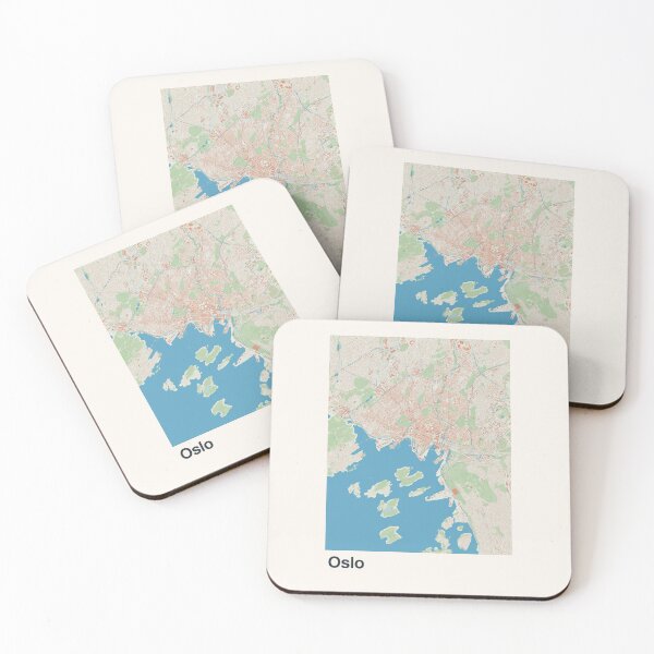 Item preview, Oslo Minimalistic Map Art designed and sold by MapsNerd.