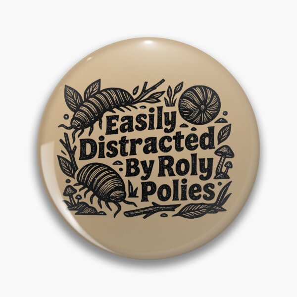 Item preview, Easily Distracted By Roly Polies designed and sold by MarCinu Art.