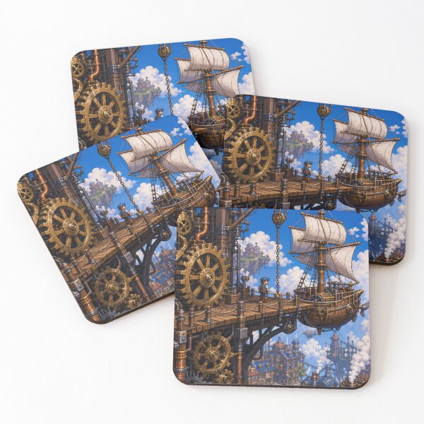 Item preview, JRPG Pixel Art: Clockwork Sky Port designed and sold by bapupa.