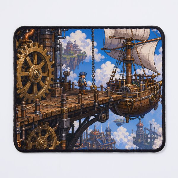 Item preview, JRPG Pixel Art: Clockwork Sky Port designed and sold by bapupa.