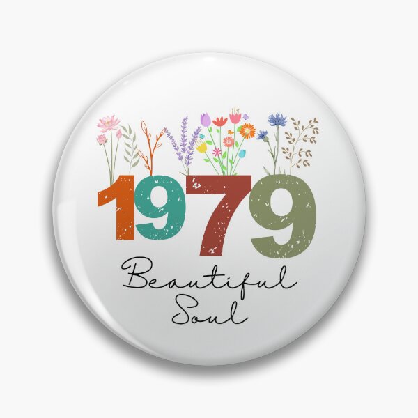 Item preview, 1979 Floral Beautiful Soul Birthday Design designed and sold by FlareCraftStudio.