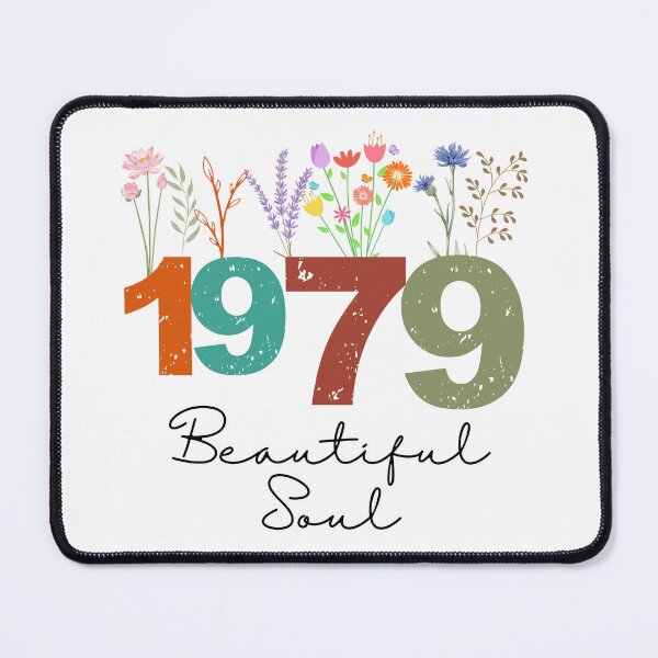 Item preview, 1979 Floral Beautiful Soul Birthday Design designed and sold by FlareCraftStudio.