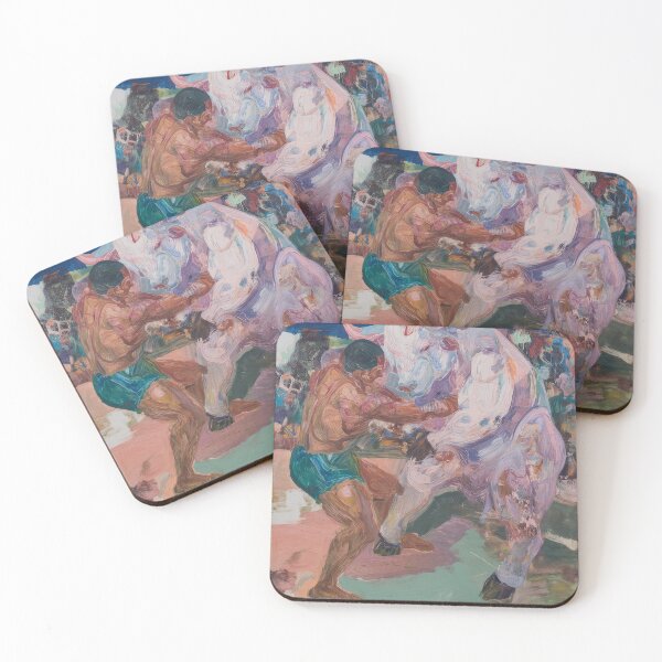 Item preview, Man Wrestling a White Bull designed and sold by that summer of ours.