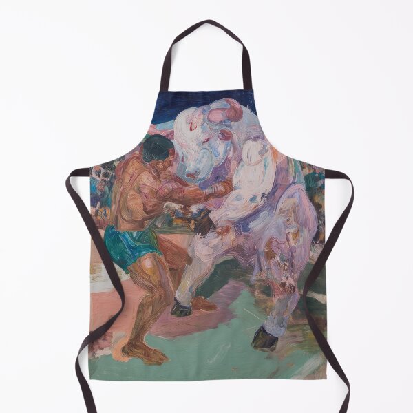 Item preview, Man Wrestling a White Bull designed and sold by that summer of ours.