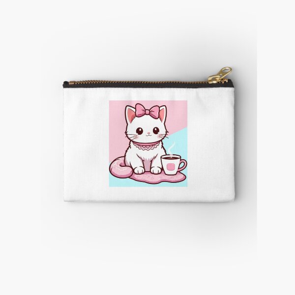 Item preview, Coquette Cat with coffee designed and sold by Matheist.