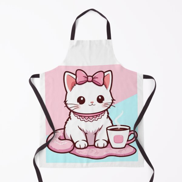 Item preview, Coquette Cat with coffee designed and sold by Matheist.