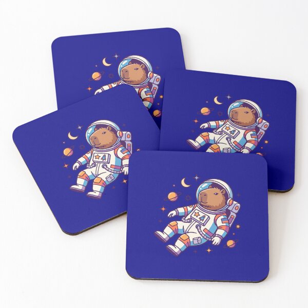 Item preview, Astronaut Capybara In Outer Space designed and sold by MarCinu Art.