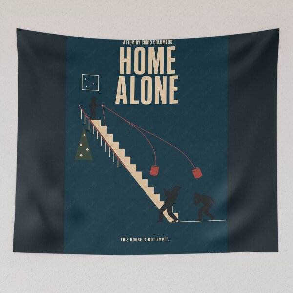 Item preview, No006 My Home Alone Minimal Movie Poster designed and sold by LuluLeb.