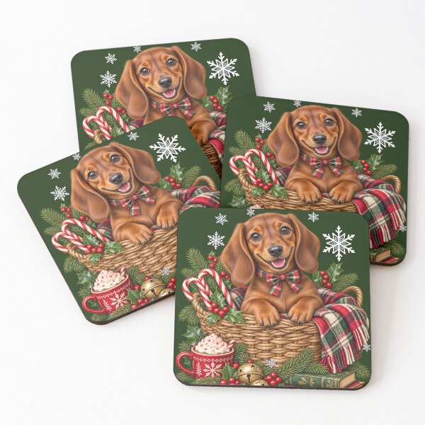 Item preview, Cute Dachshund Christmas Holiday Dog Gift designed and sold by Cute & Sassy Custom Gifting Boutiques.