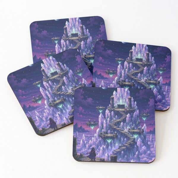 Item preview, JRPG Pixel Art: Crystal Peak Sanctum designed and sold by bapupa.