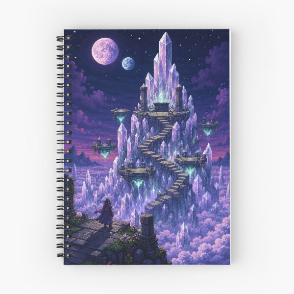 Item preview, JRPG Pixel Art: Crystal Peak Sanctum designed and sold by bapupa.