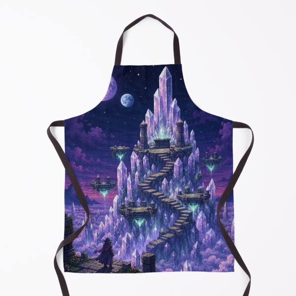 Item preview, JRPG Pixel Art: Crystal Peak Sanctum designed and sold by bapupa.