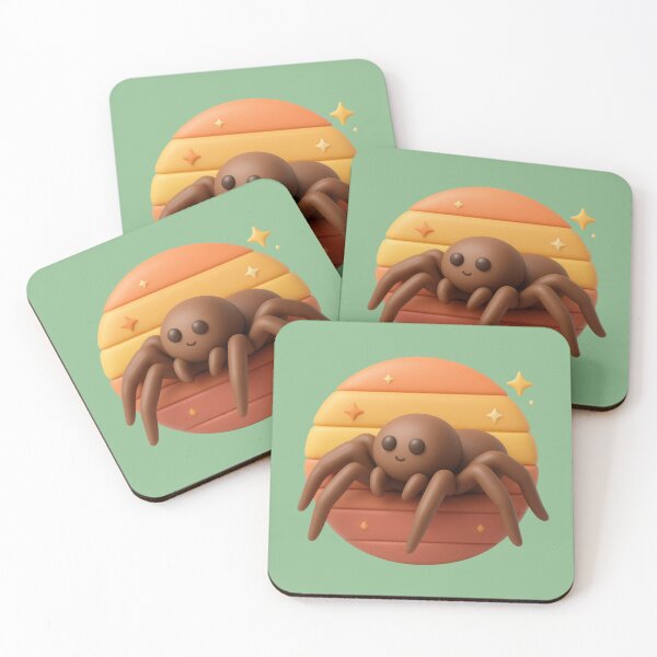 Item preview, Cute Brown Spider Sunset designed and sold by MarCinu Art.