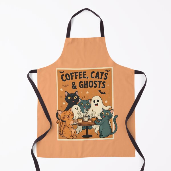 Item preview, Coffee, Cats & Ghosts designed and sold by ParadoxParadox.