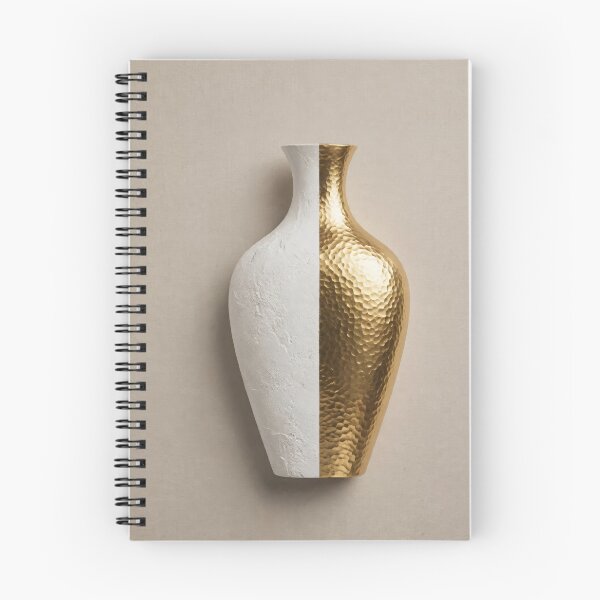 Item preview, Minimalist Japandi Split Gold Vase designed and sold by NovarianDesign.