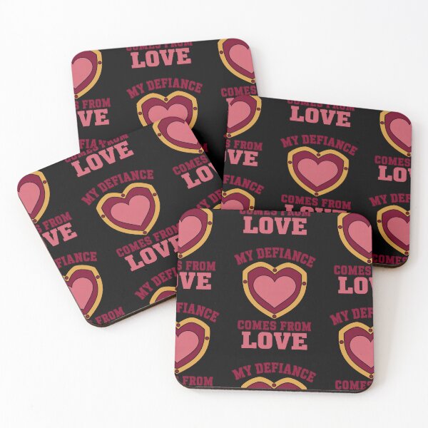 Item preview, My Defiance Comes From Love Bold Empowerment Quote designed and sold by TeeTimeTreasure.