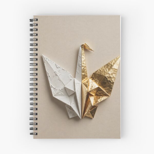 Item preview, Minimalist Japandi Split Origami Crane designed and sold by NovarianDesign.