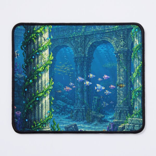 Item preview, JRPG Pixel Art: Sunken Coral Ruins designed and sold by bapupa.