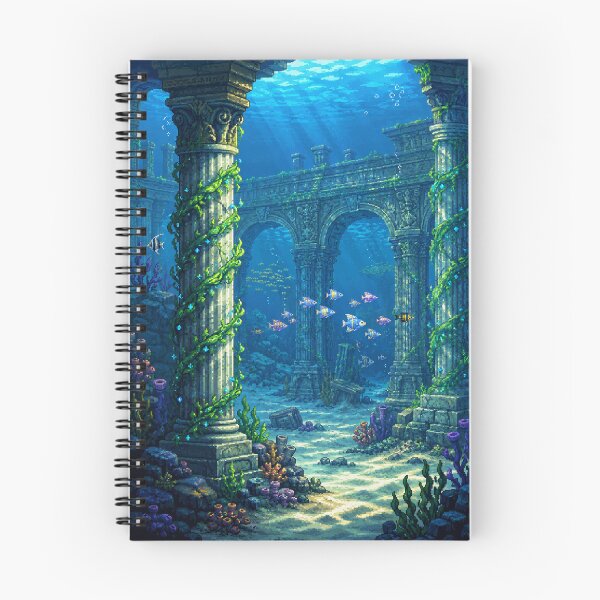 Item preview, JRPG Pixel Art: Sunken Coral Ruins designed and sold by bapupa.