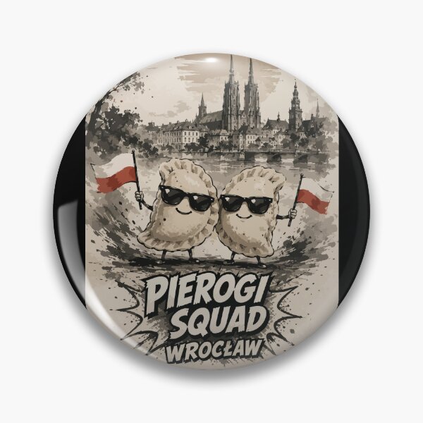 Item preview, Pierogi Squad Wrocław Poland Sumie Vintage designed and sold by TomFrontierArt.