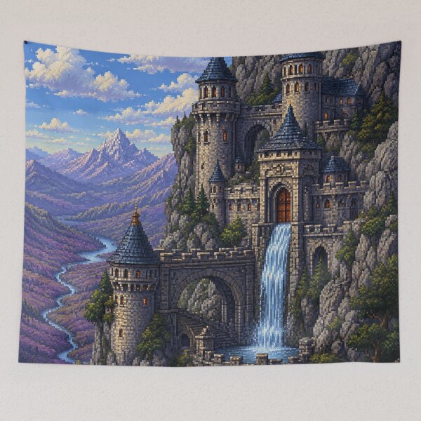 Item preview, Medieval Fantasy Pixel Art: Elder Stone Keep designed and sold by bapupa.