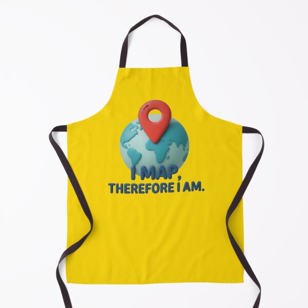 Item preview, I Map Therefore I Am Cartography designed and sold by MarCinu Art.