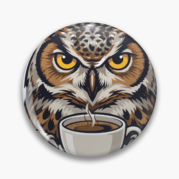 Item preview, Funny Owl Coffee More Espresso Less Depresso designed and sold by TEEDESIGMSTUDIO.