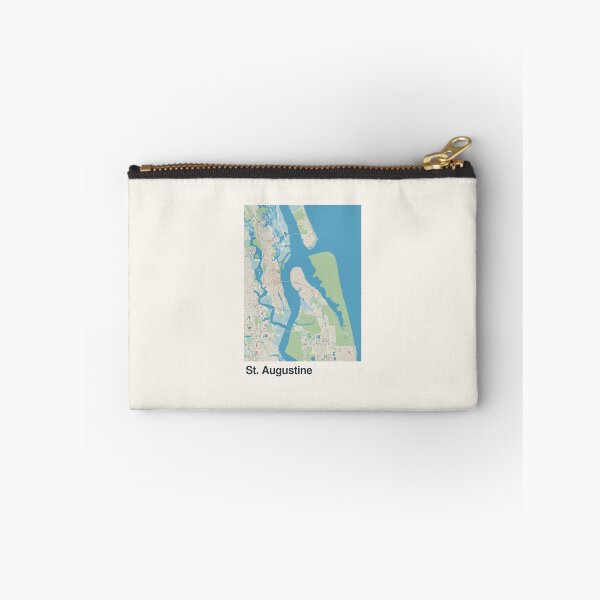 Item preview, St. Augustine Minimalistic Map Art designed and sold by MapsNerd.