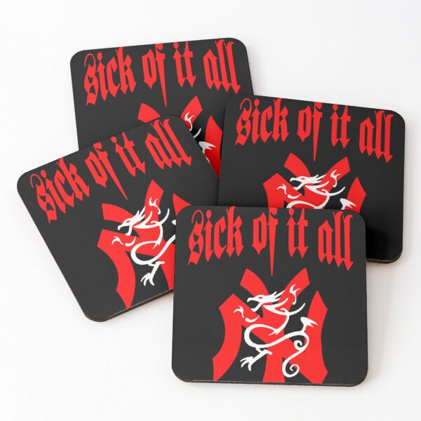 Item preview, Sick of It All Hardcore Dragon Emblem designed and sold by Catsi-Nook-Art.