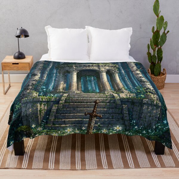 Item preview, Medieval Fantasy Pixel Art: Silver Knight Shrine designed and sold by bapupa.