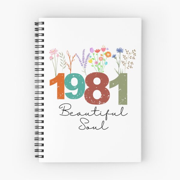 Item preview, 1981 Floral Beautiful Soul Birthday Design designed and sold by FlareCraftStudio.
