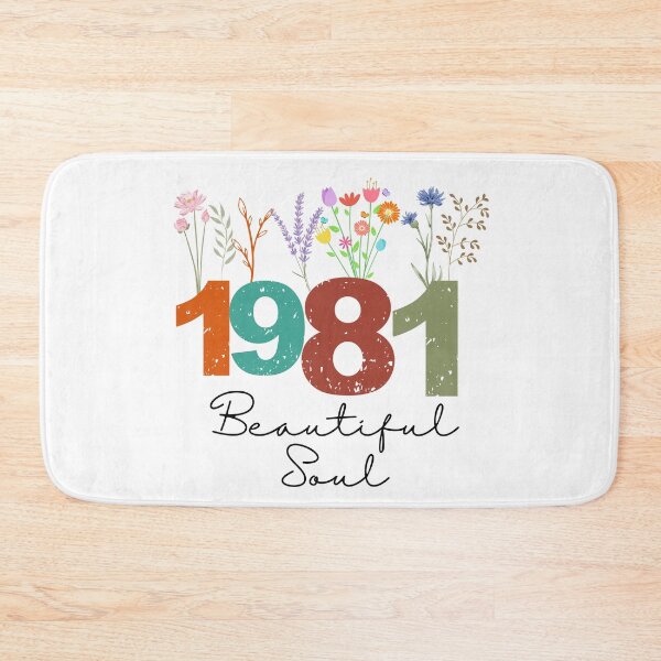 Item preview, 1981 Floral Beautiful Soul Birthday Design designed and sold by FlareCraftStudio.