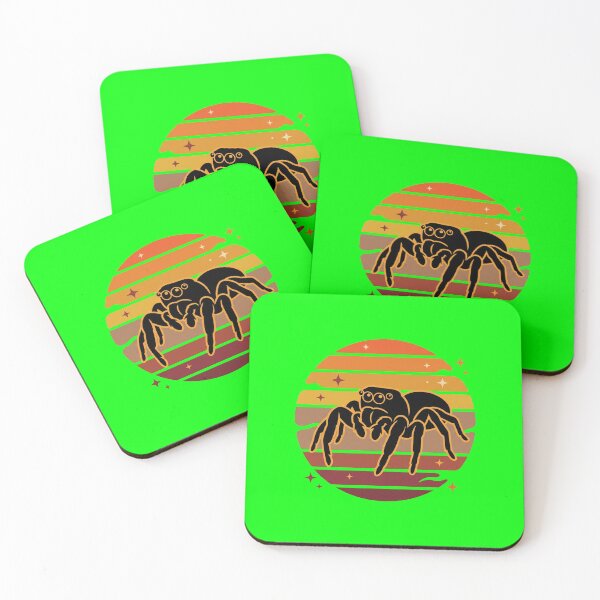 Item preview, Low Poly Jumpy Spider Coffee designed and sold by MarCinu Art.