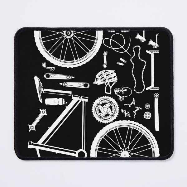 Item preview, The Anatomy of a Bicycle - Deconstructed Bike Parts designed and sold by Shopeon Designs.