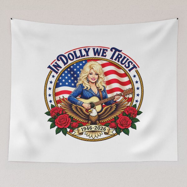 Item preview, Dolly Parton,In Dolly We Trust designed and sold by NylaFrederic.
