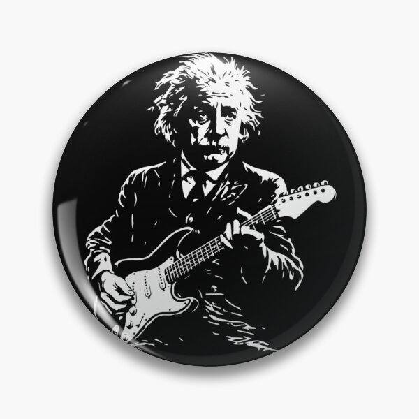 Item preview, Einstein Playing Electric Guitar Funny Science Rock Star designed and sold by haitrieuic96.