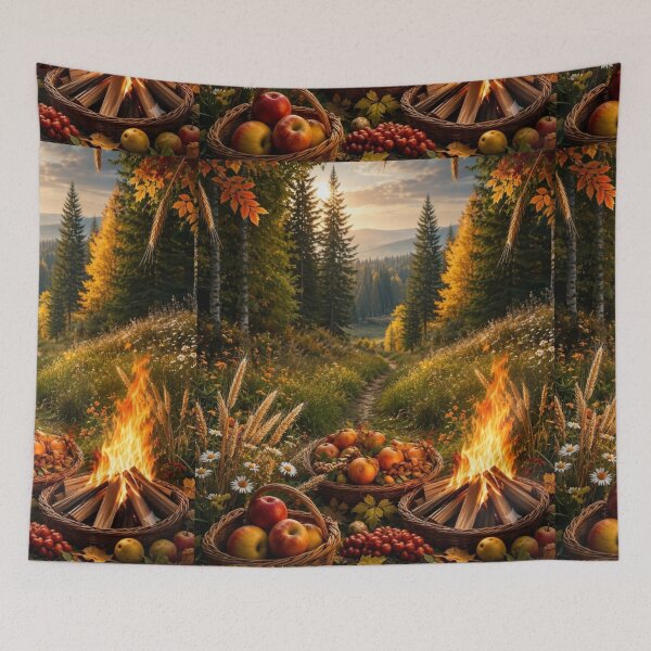 Item preview, Autumn Forest Landscape designed and sold by IMOBILYARI VibeCore.