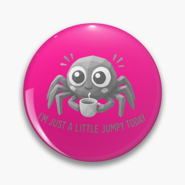 Item preview, Retro Jumpy Spider Coffee designed and sold by MarCinu Art.