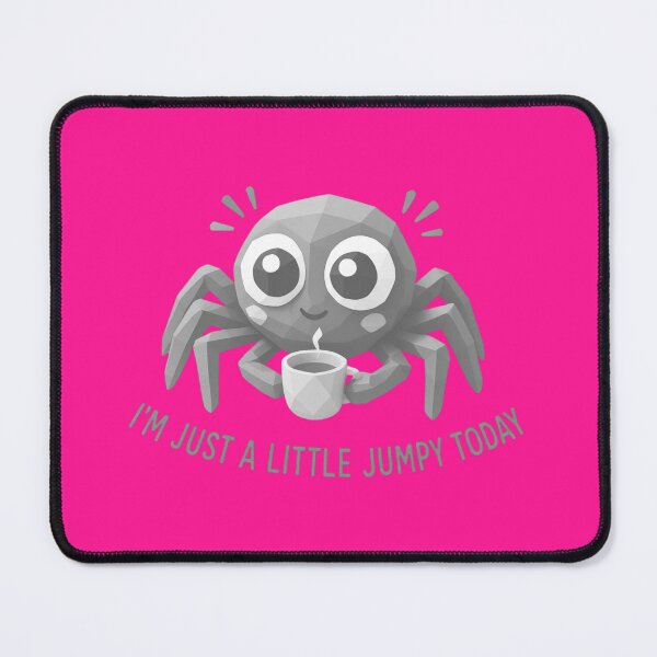 Item preview, Retro Jumpy Spider Coffee designed and sold by MarCinu Art.