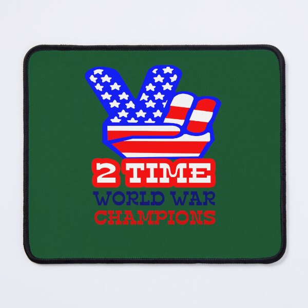 Item preview, Two Time Back To Back World War Champs Geek Funny Nerd 68 designed and sold by LisaAngelLtd.