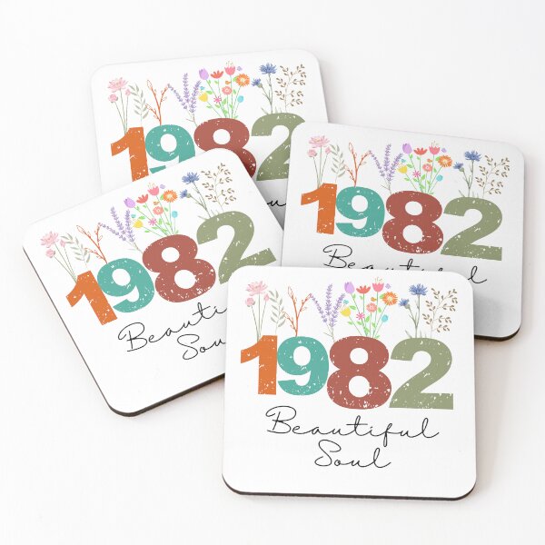 Item preview, 1982 Floral Beautiful Soul Birthday Design designed and sold by FlareCraftStudio.