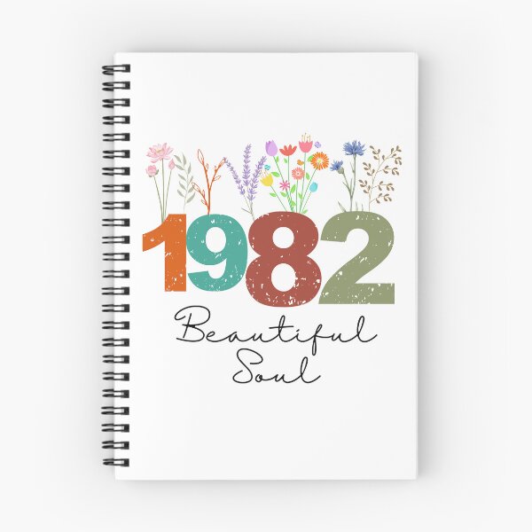 Item preview, 1982 Floral Beautiful Soul Birthday Design designed and sold by FlareCraftStudio.