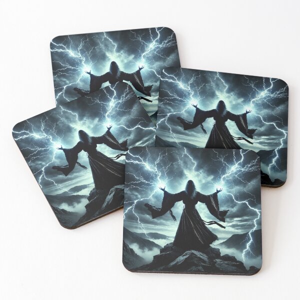 Item preview, Stormcaller Sorcerer Wielding Lightning designed and sold by AcruxUltra.